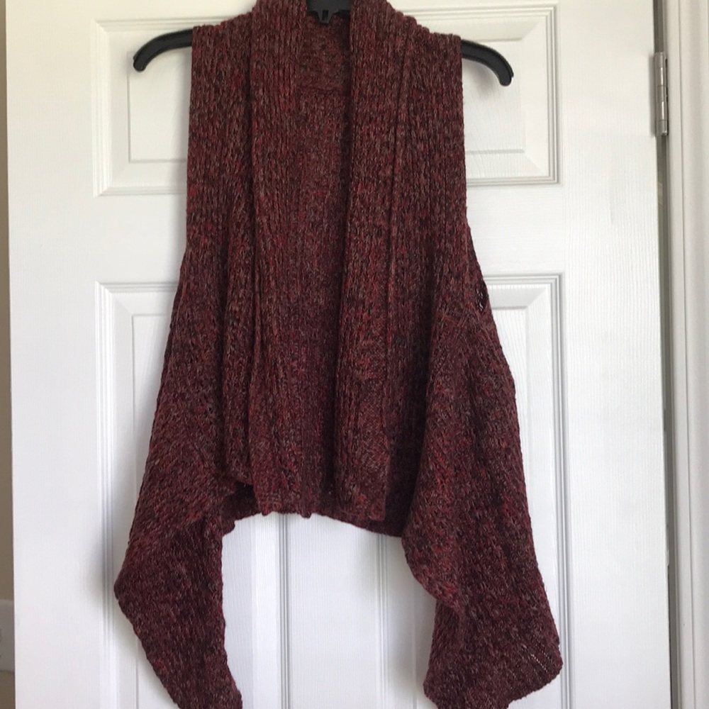 Sweater Vest Open Cardigan